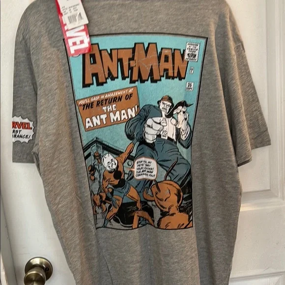 Marvel Gray Ant-Man T-Shirt- 🌶️🌶️🌶️🌶️ Buy 2 or more T’s at $10 each - Picture 2 of 3